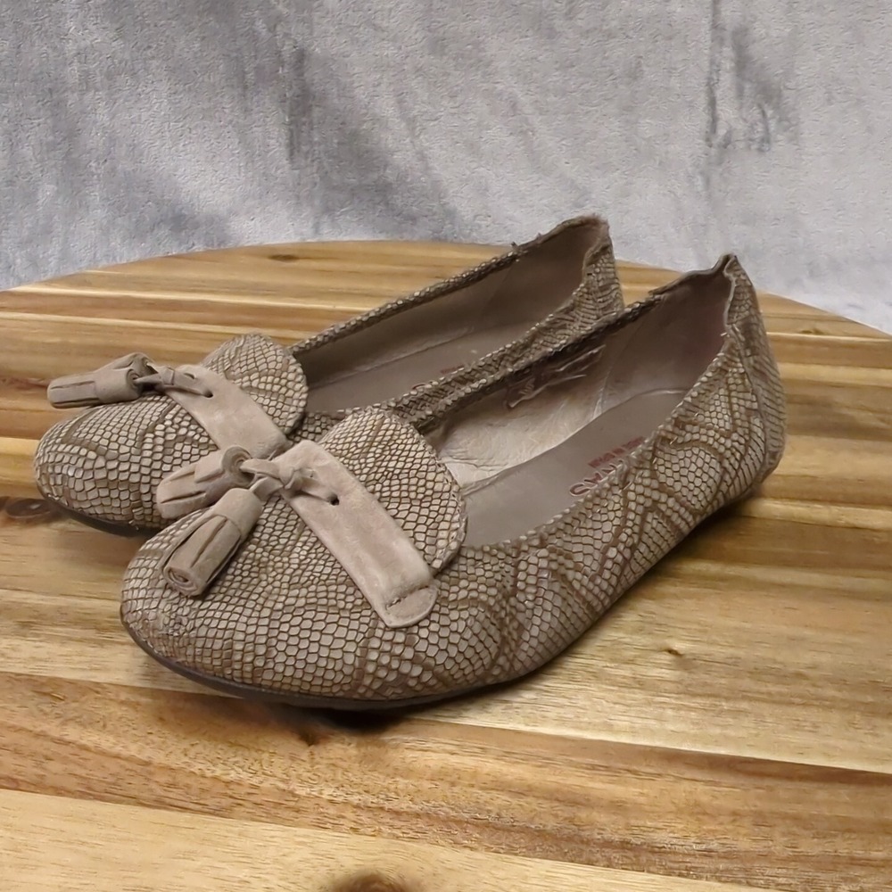 Sabrinas Womens Ballerina Flats 36 Animal‎ Print Round Toe Shoes Made in Spain